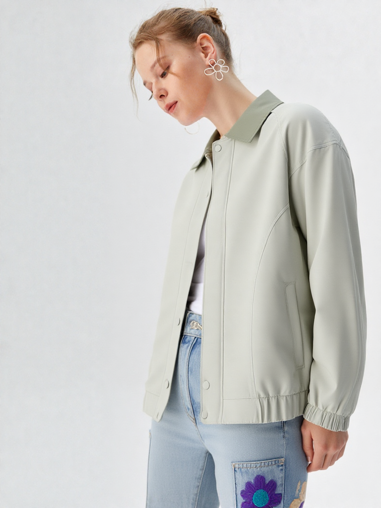 Emma Jacket with Polo Collar
