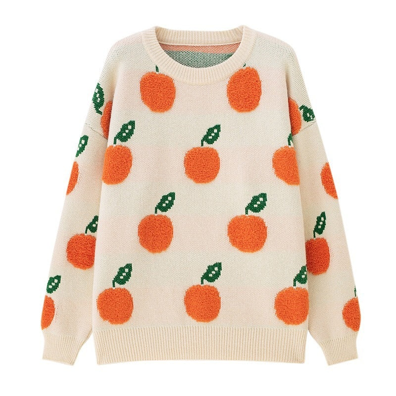 Orange Sweater