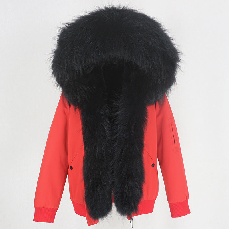 Laura Jacket with Natural Fur