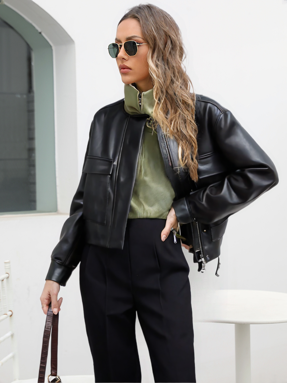 Mia PU jacket