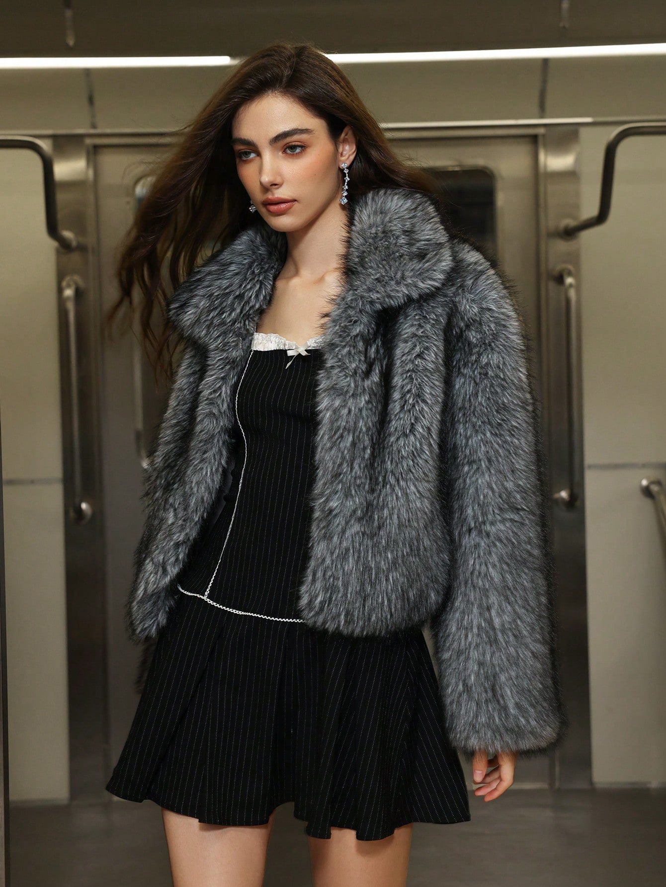 Elara Faux Fur Jacket