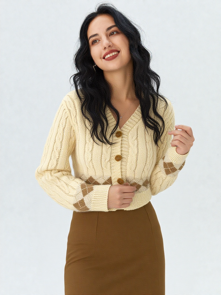 Cardigan Crop Top Eva