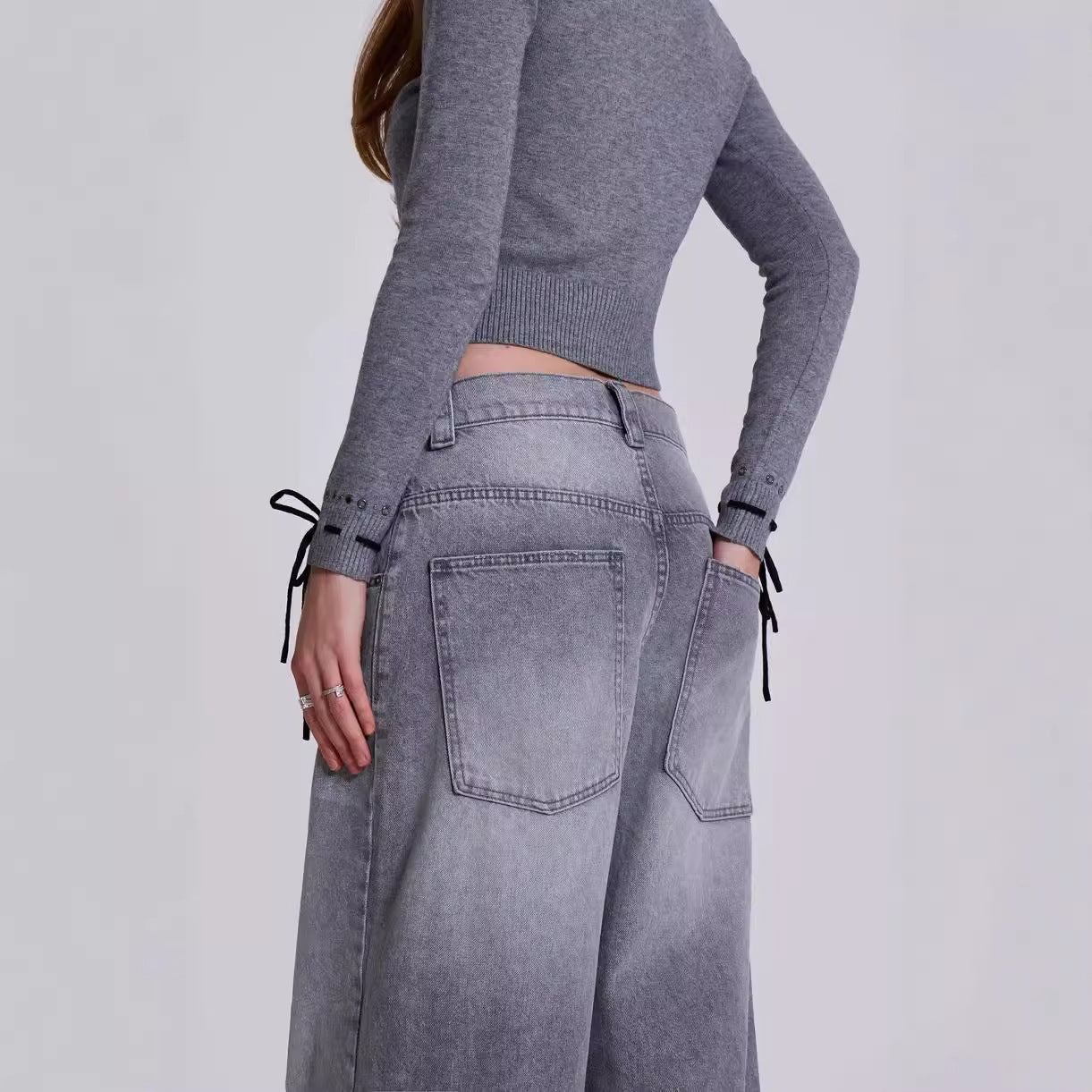 Mara Grey Jeans Pants