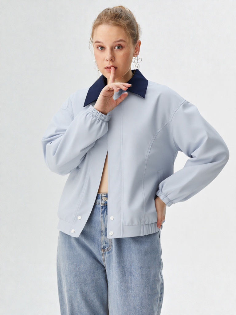Emma Jacket with Polo Collar