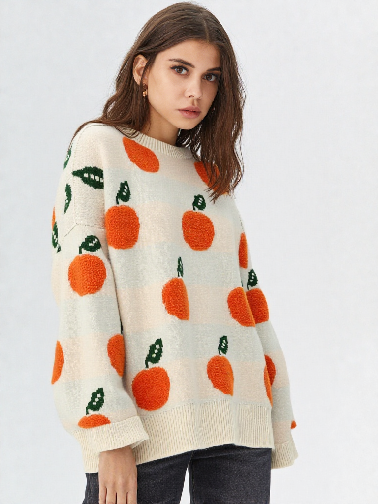 Orange Sweater