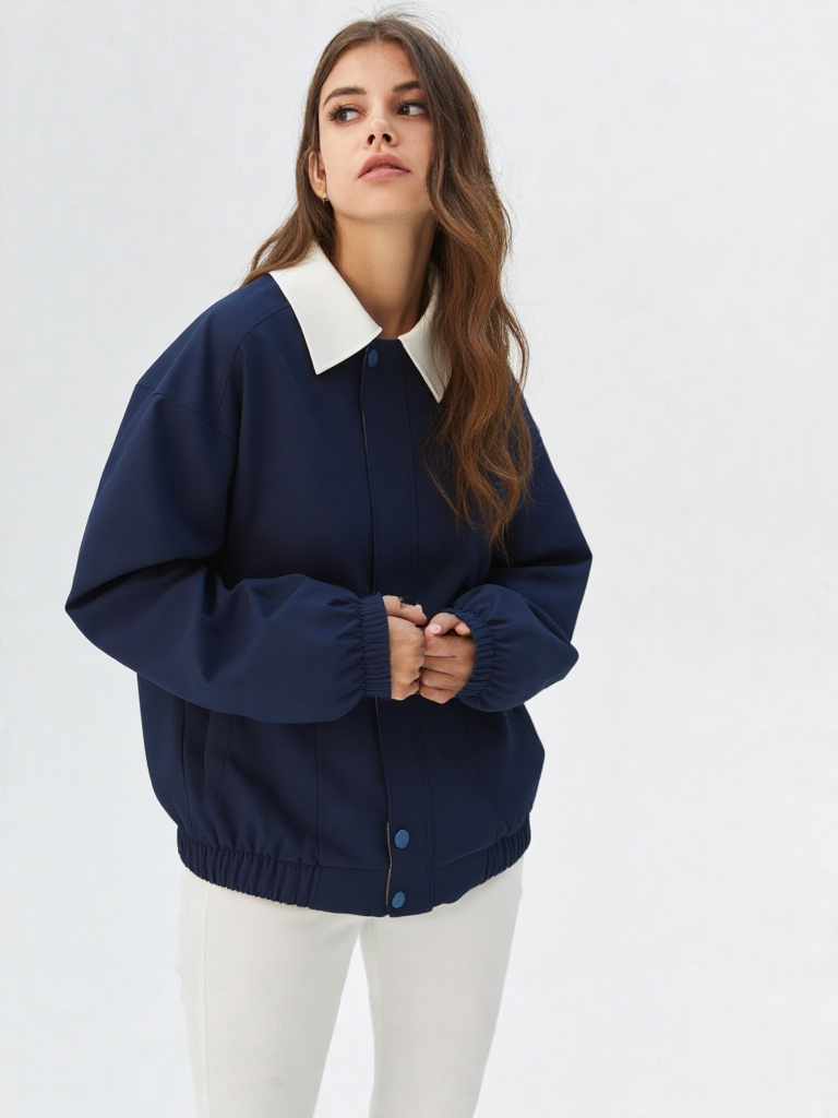 Emma Jacket with Polo Collar