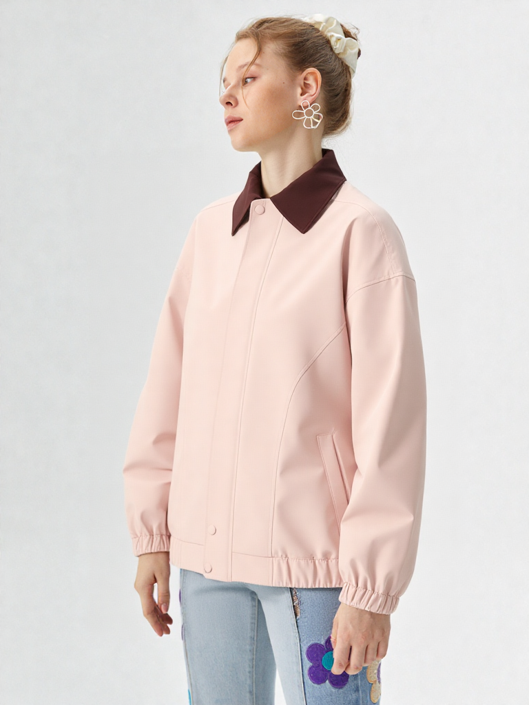 Emma Jacket with Polo Collar