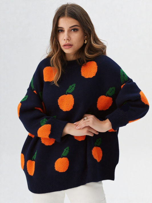 Orange Sweater
