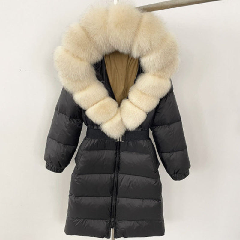 Viviana Jacke mit Echt-/Kunstfell 2XL