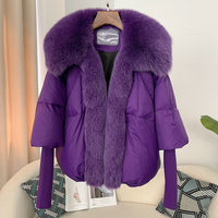 Purple And Purple Fox Fur