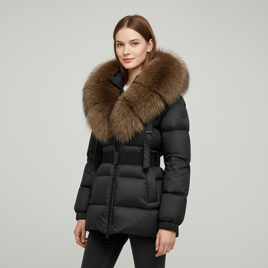 Amalia Jacket with Natural Fur