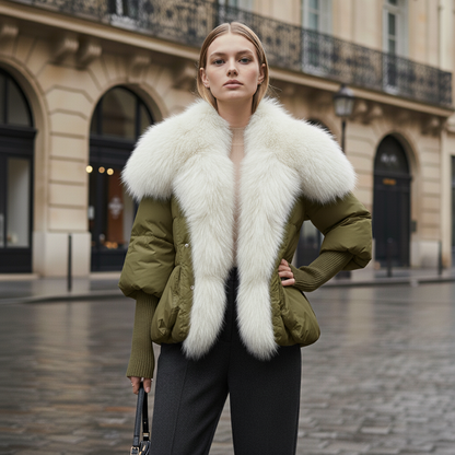 Nova Jacket with Fur Collar