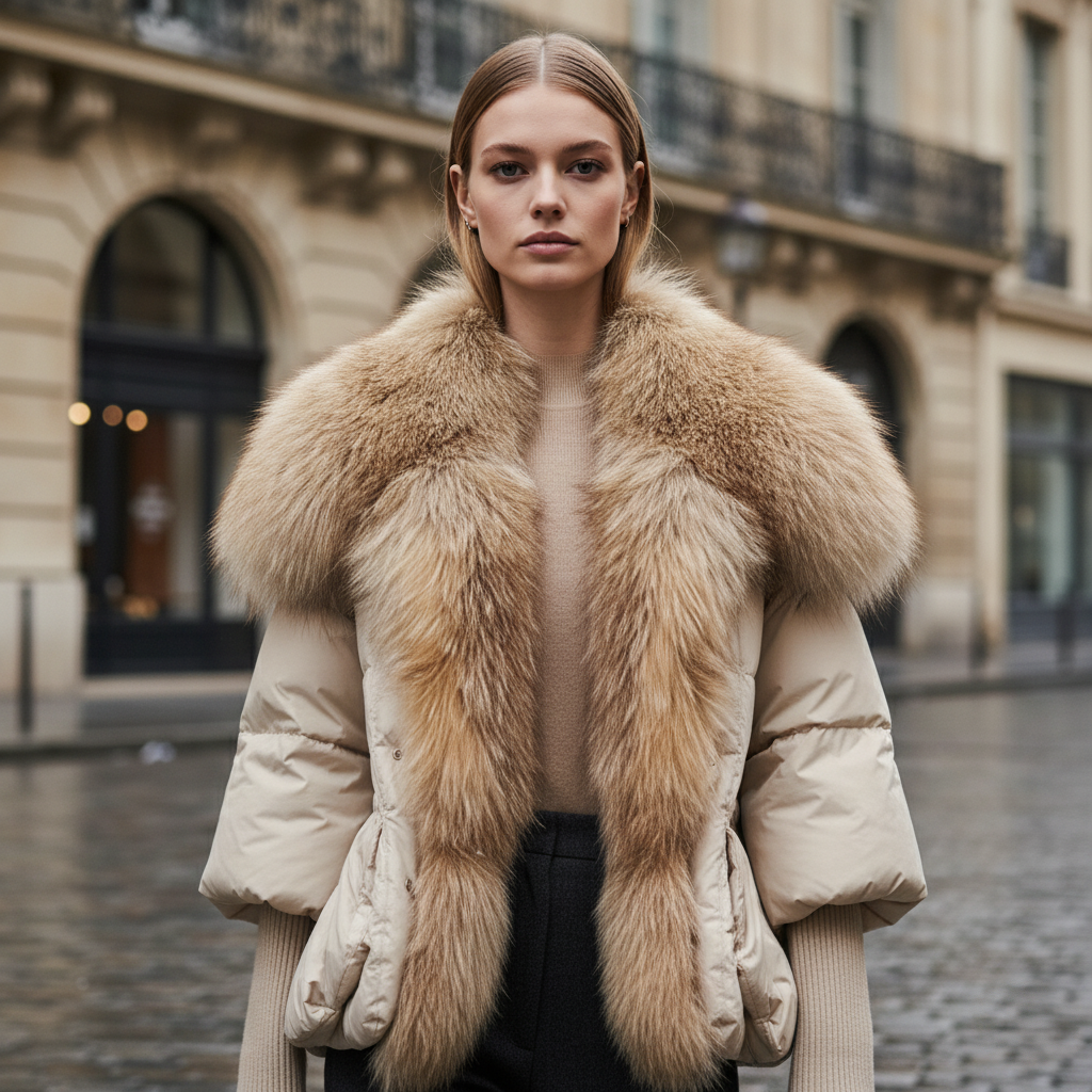 Nova Jacket with Fur Collar