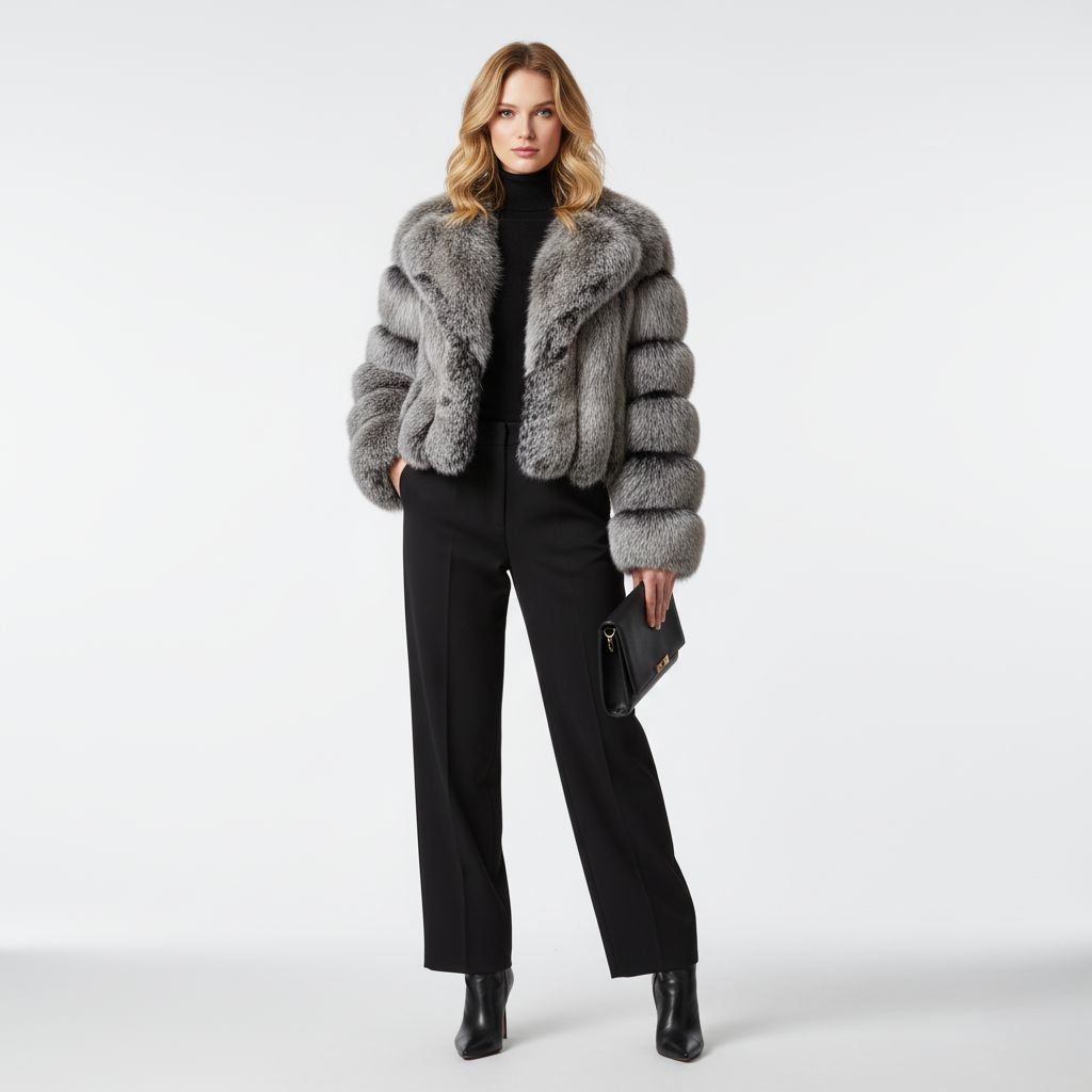 Nora Kunstpelzjacke