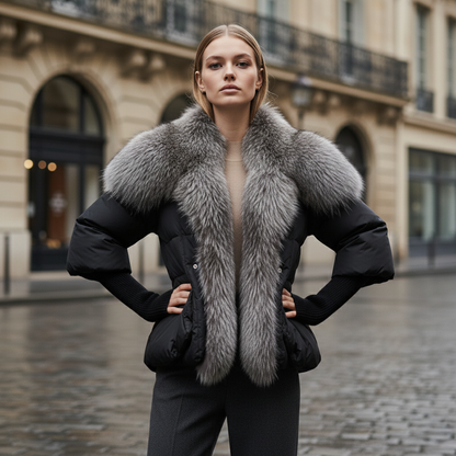 Nova Jacket with Fur Collar