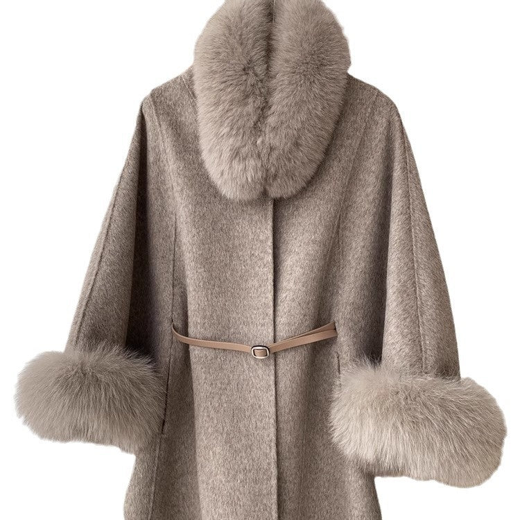 Isabella Coat with Natural Fur