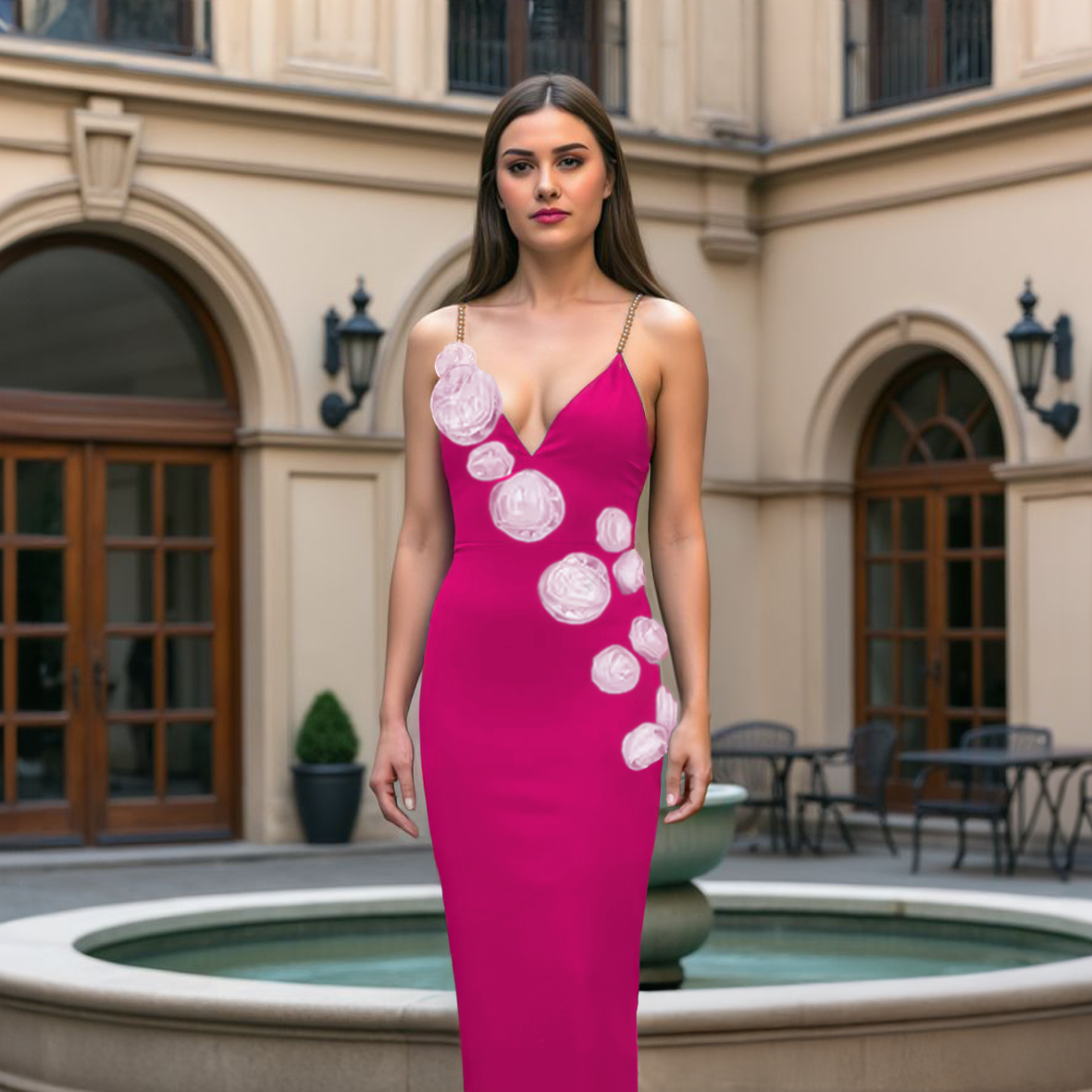 Isabella Dress (Pink)
