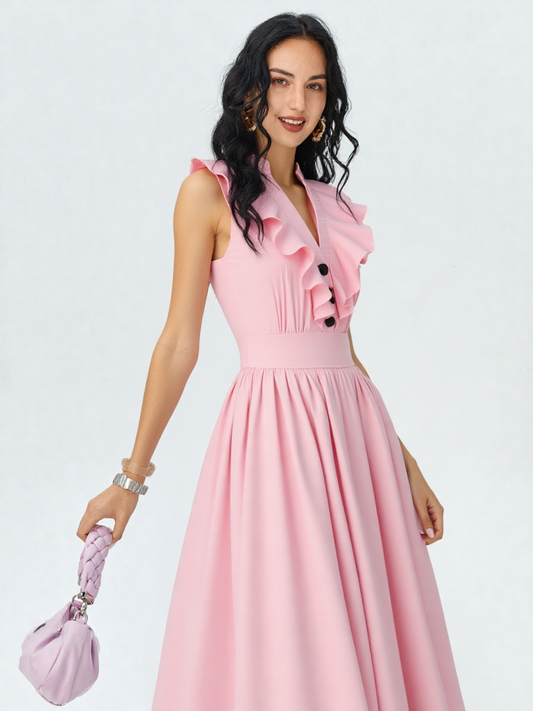 Lila Kleid